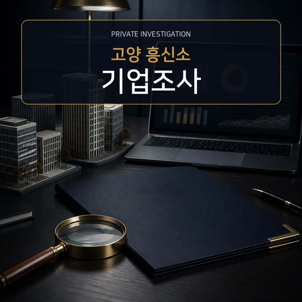 고양 기업·거래처 조사 전문 흥신소
