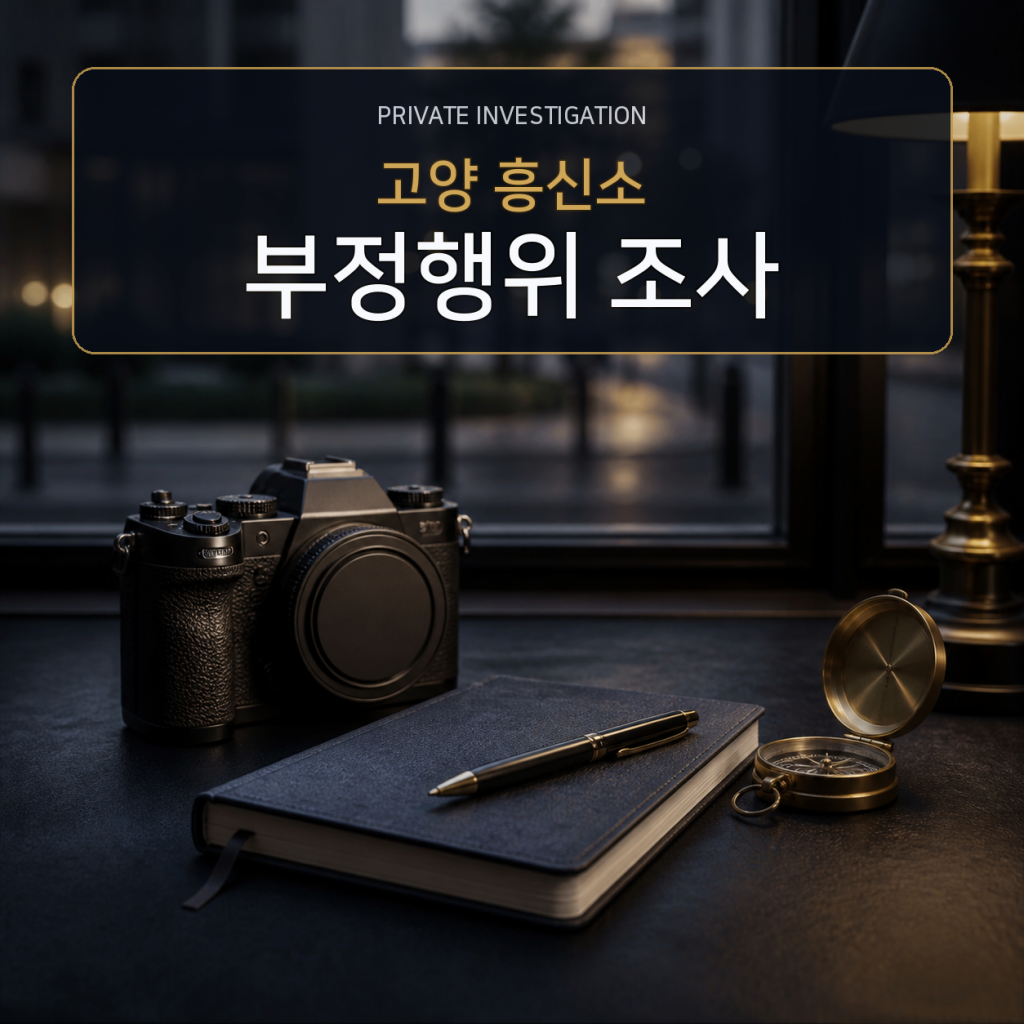 고양 부정행위 사실조사 전문 흥신소